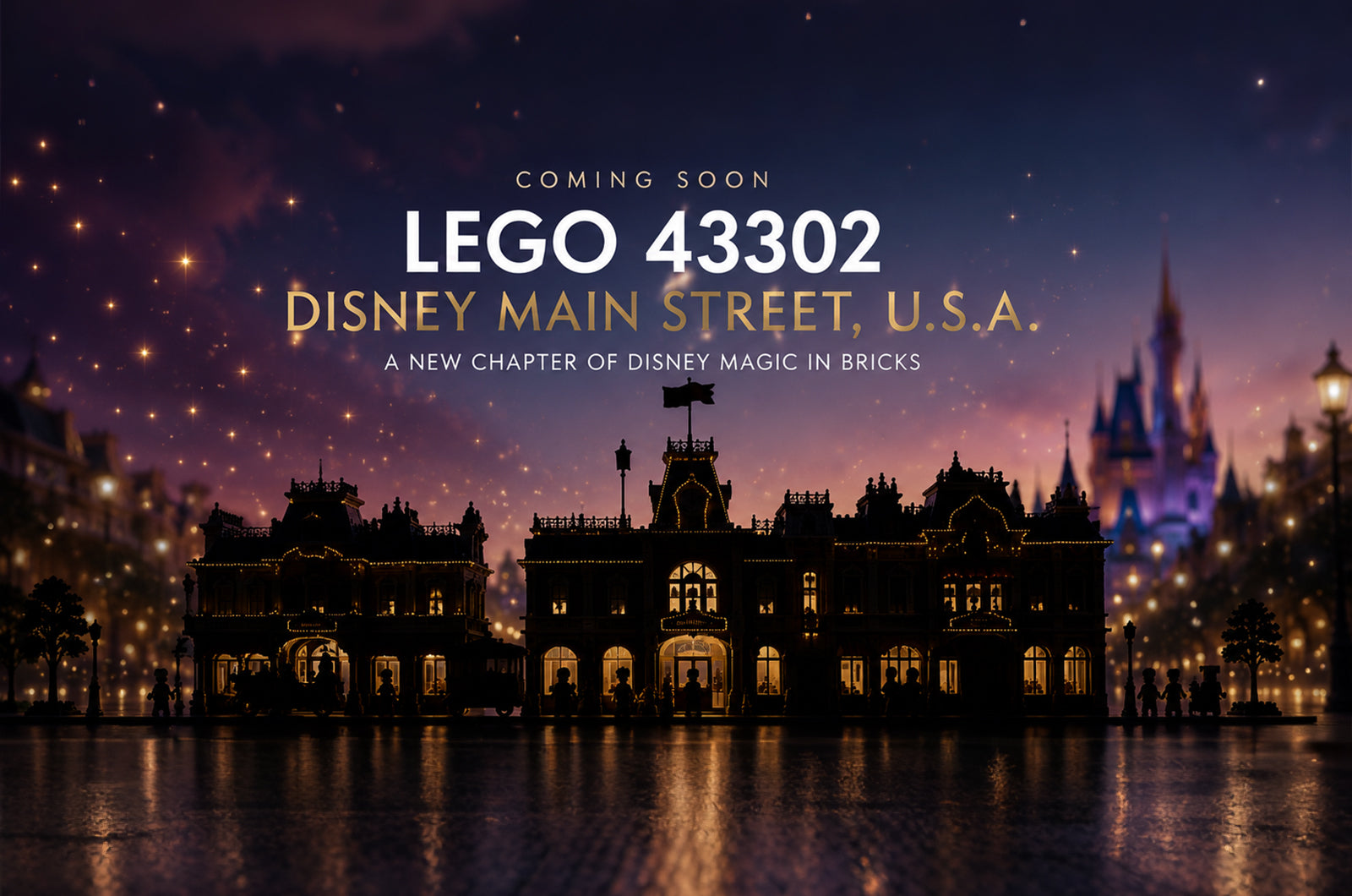 LEGO 43302 Disney Main Street, U.S.A.: Building the Magical Gateway to Disneyland