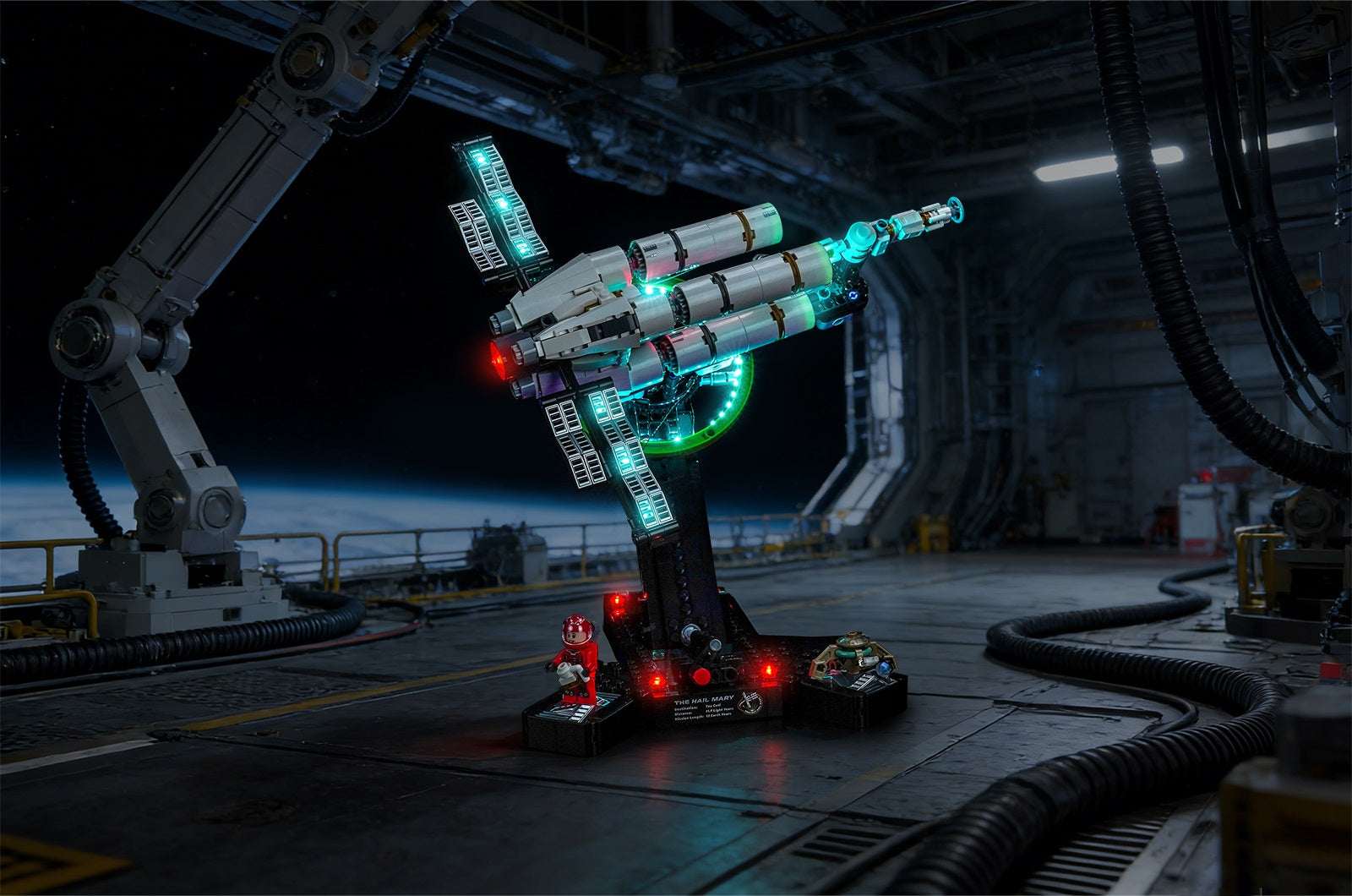 How to Light Up LEGO Icons Project Hail Mary 11389 – Light Kit Display Solution