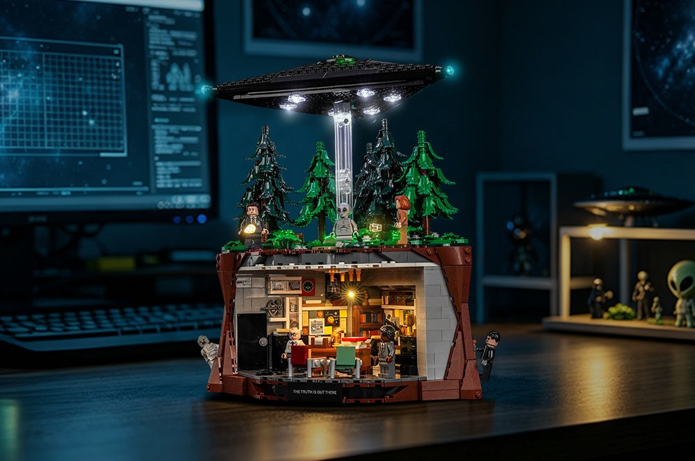 Light Kit for LEGO Ideas The X-Files 21369 Review: Why the BrickBling Light Kit Is the Upgrade Every X-Files Fan Needs