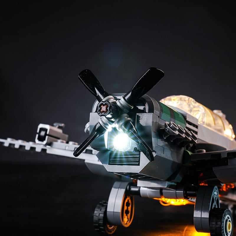 Kit d'éclairage BrickBling pour la poursuite en avion de chasse LEGO 77012