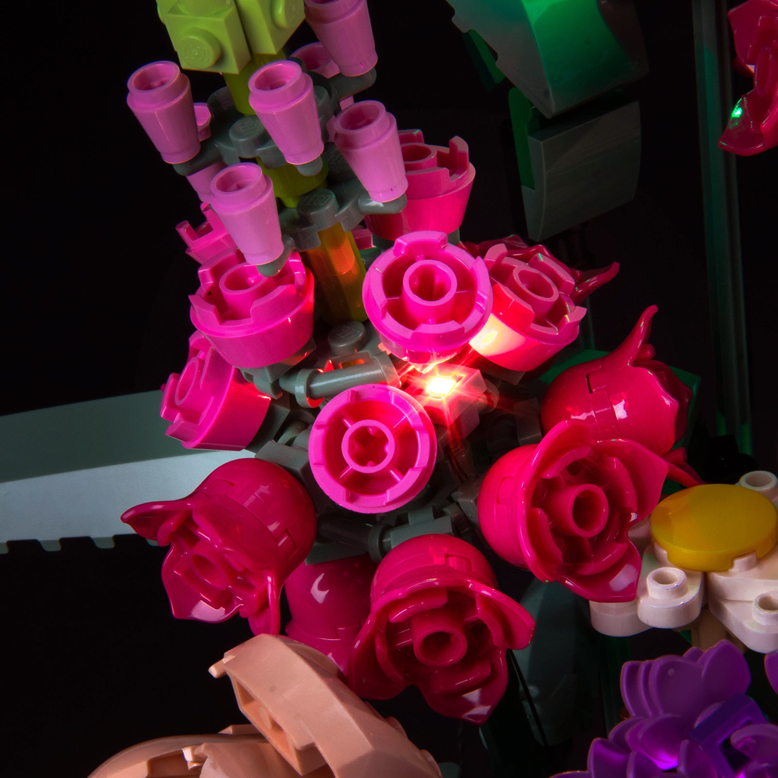BrickBling Light Kit for LEGO Icons Flower Bouquet 10280