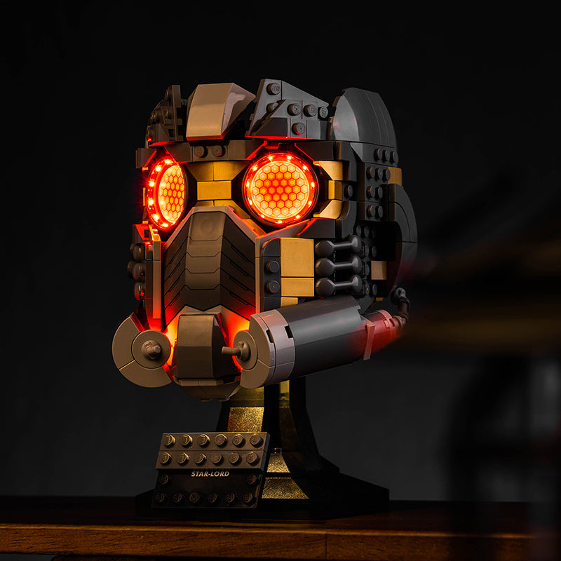 Kit d'éclairage BrickBling pour le casque de LEGO Star-Lord 76251