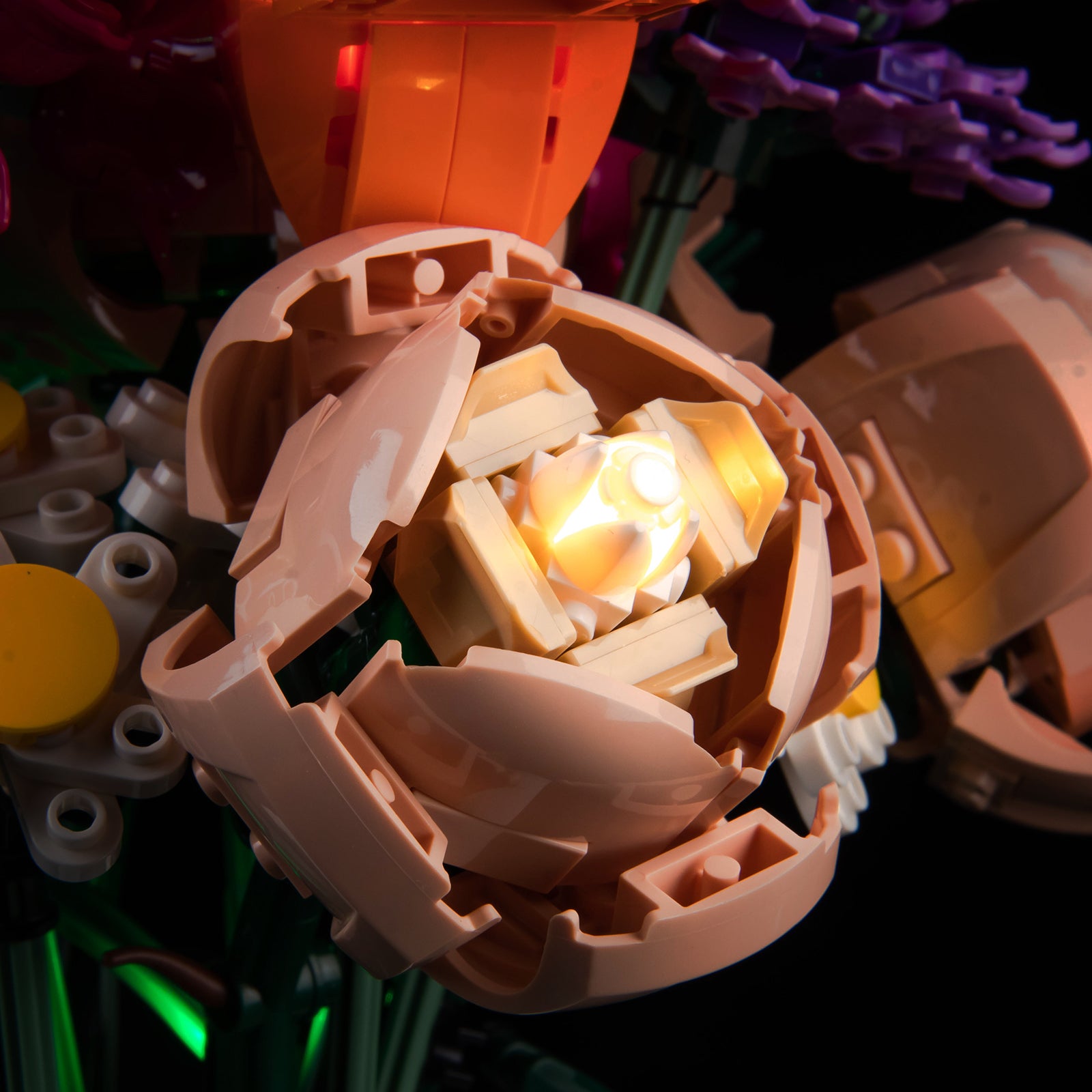 BrickBling Light Kit for LEGO Icons Flower Bouquet 10280