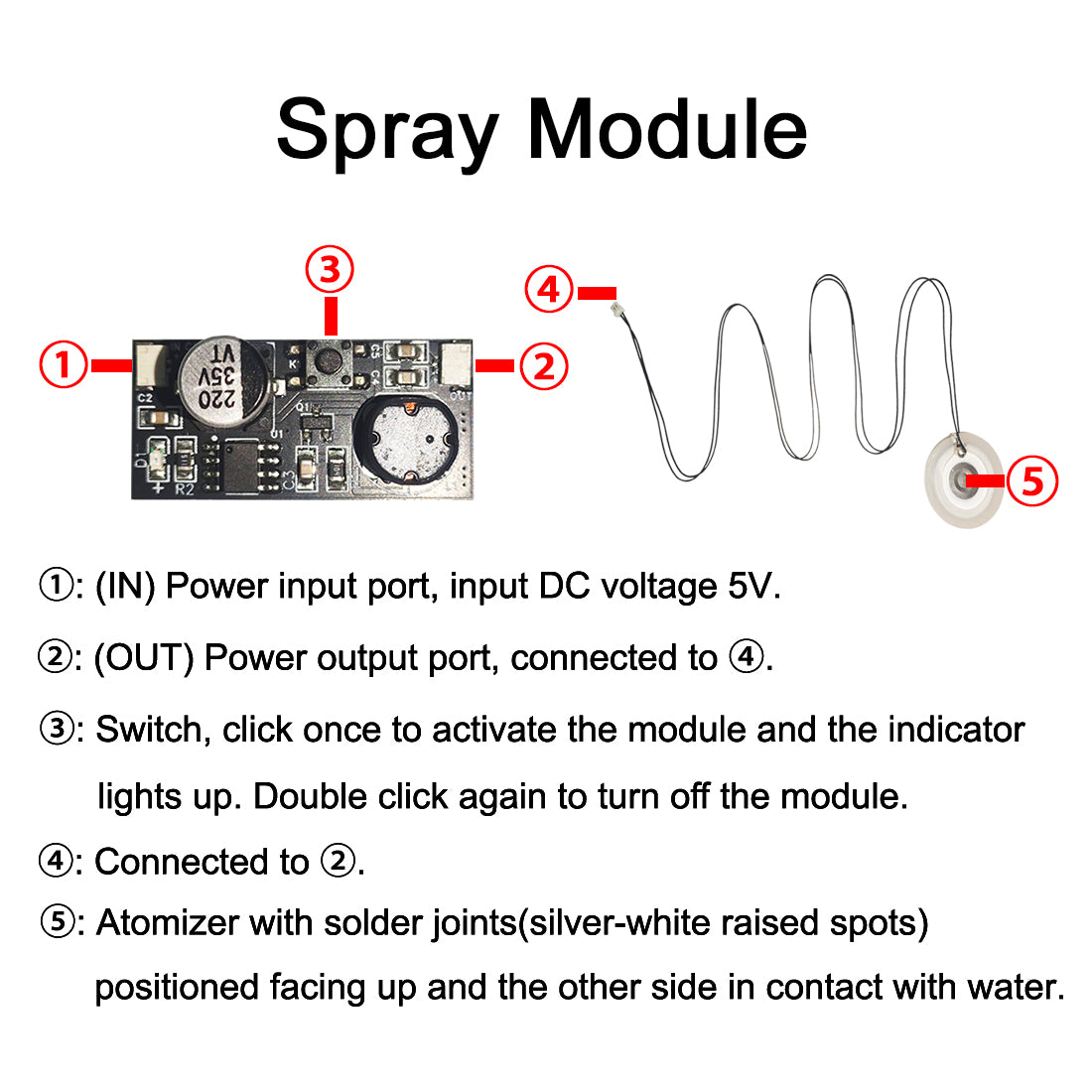 BrickBling DIY Spray Module Accessories for LEGO Building Blocks
