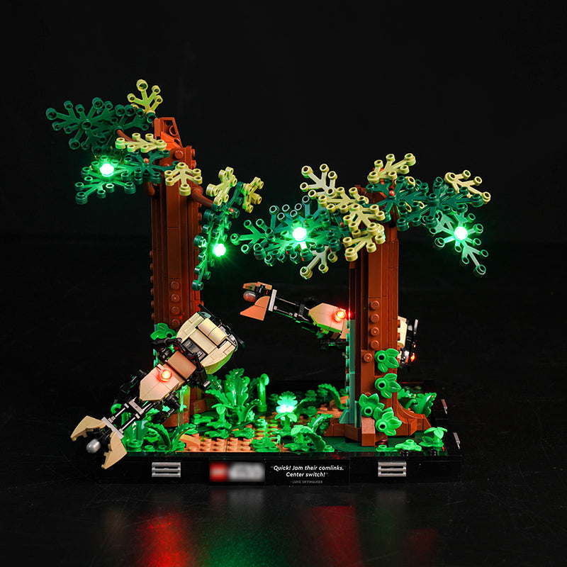 BrickBling Light Kit for LEGO Endor Speeder Chase Diorama 75353