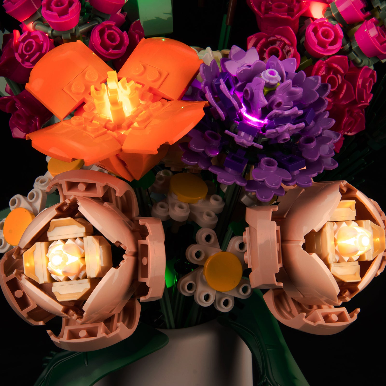 BrickBling Light Kit for LEGO Icons Flower Bouquet 10280
