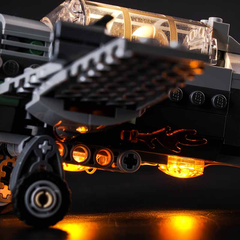 Kit d'éclairage BrickBling pour la poursuite en avion de chasse LEGO 77012