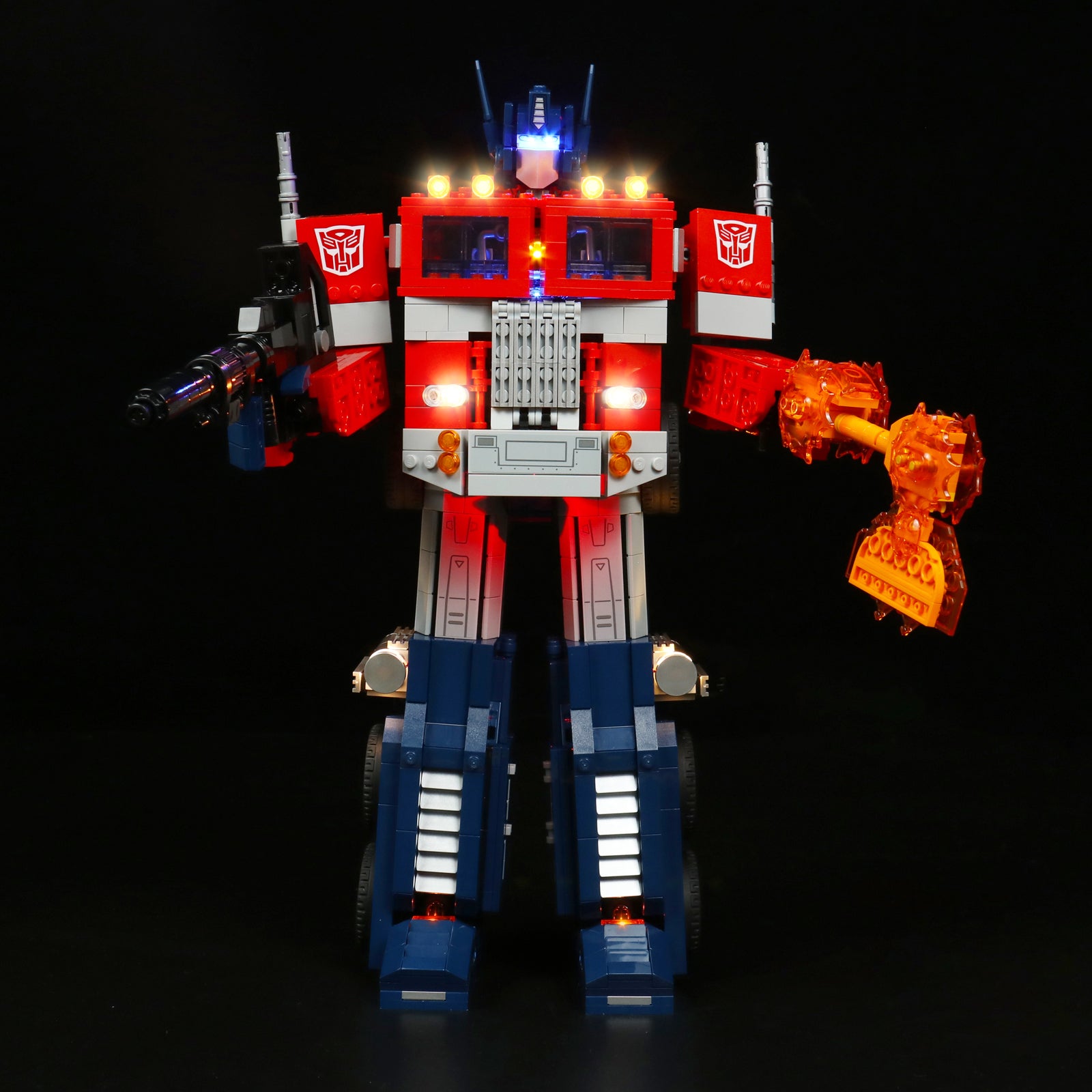 BrickBling Light Kit for LEGO Icons Optimus Prime 10302 Classic Version