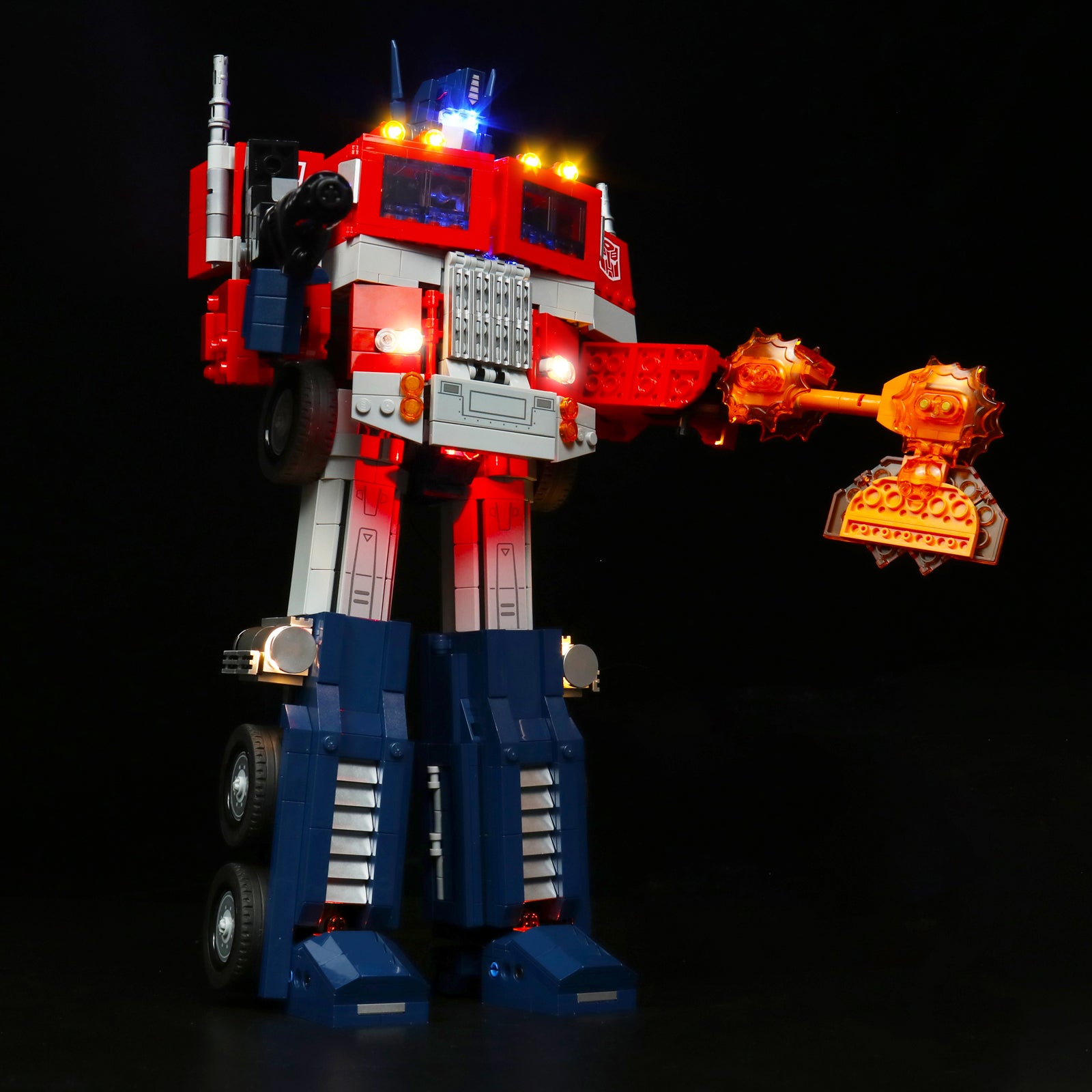 BrickBling Light Kit for LEGO Icons Optimus Prime 10302