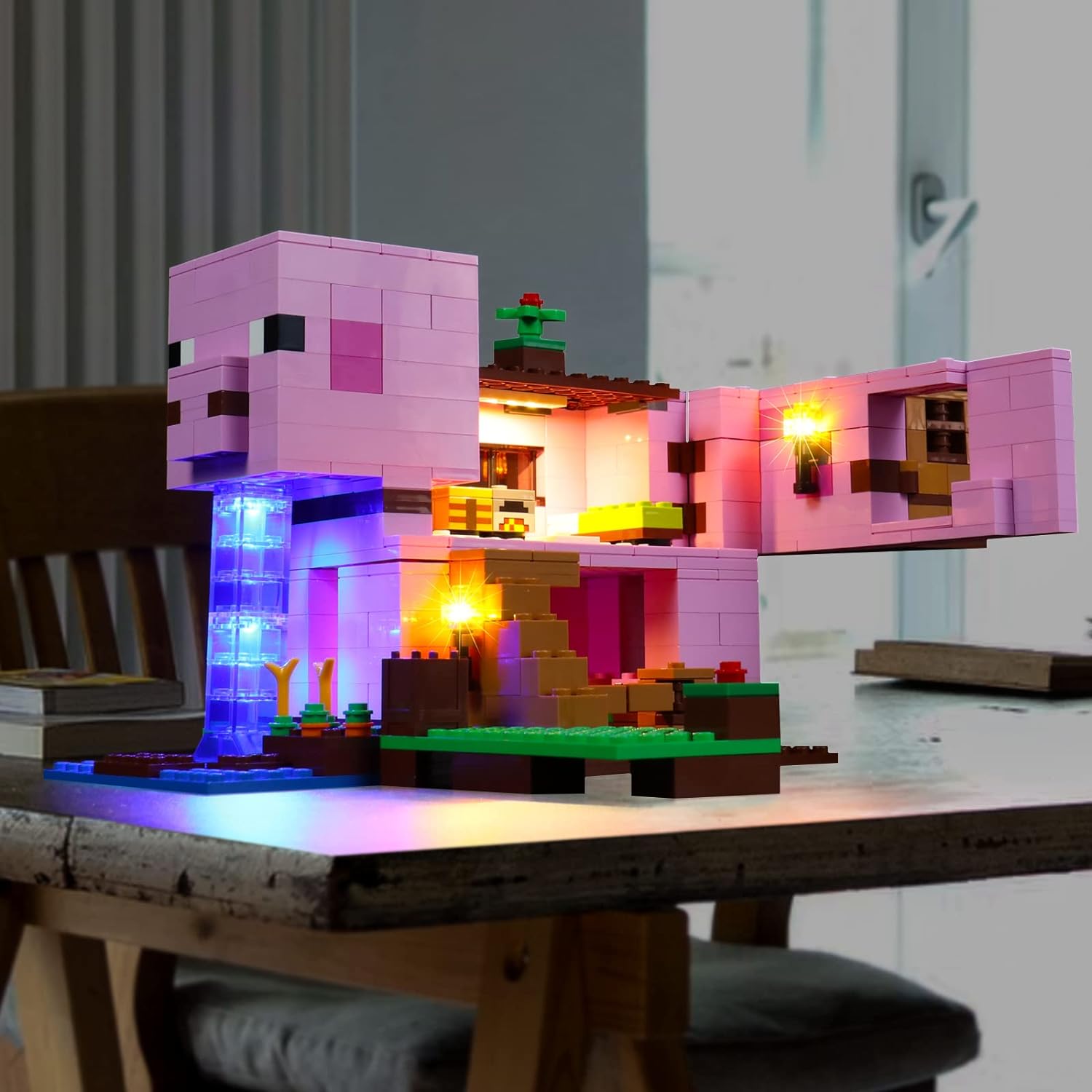 BrickBling Lichtset für LEGO Minecraft Pig House 21170