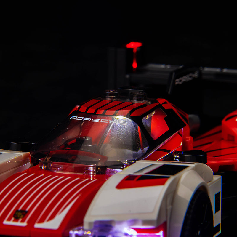 BrickBling Lichtset für LEGO Speed Champions Porsche 963 76916