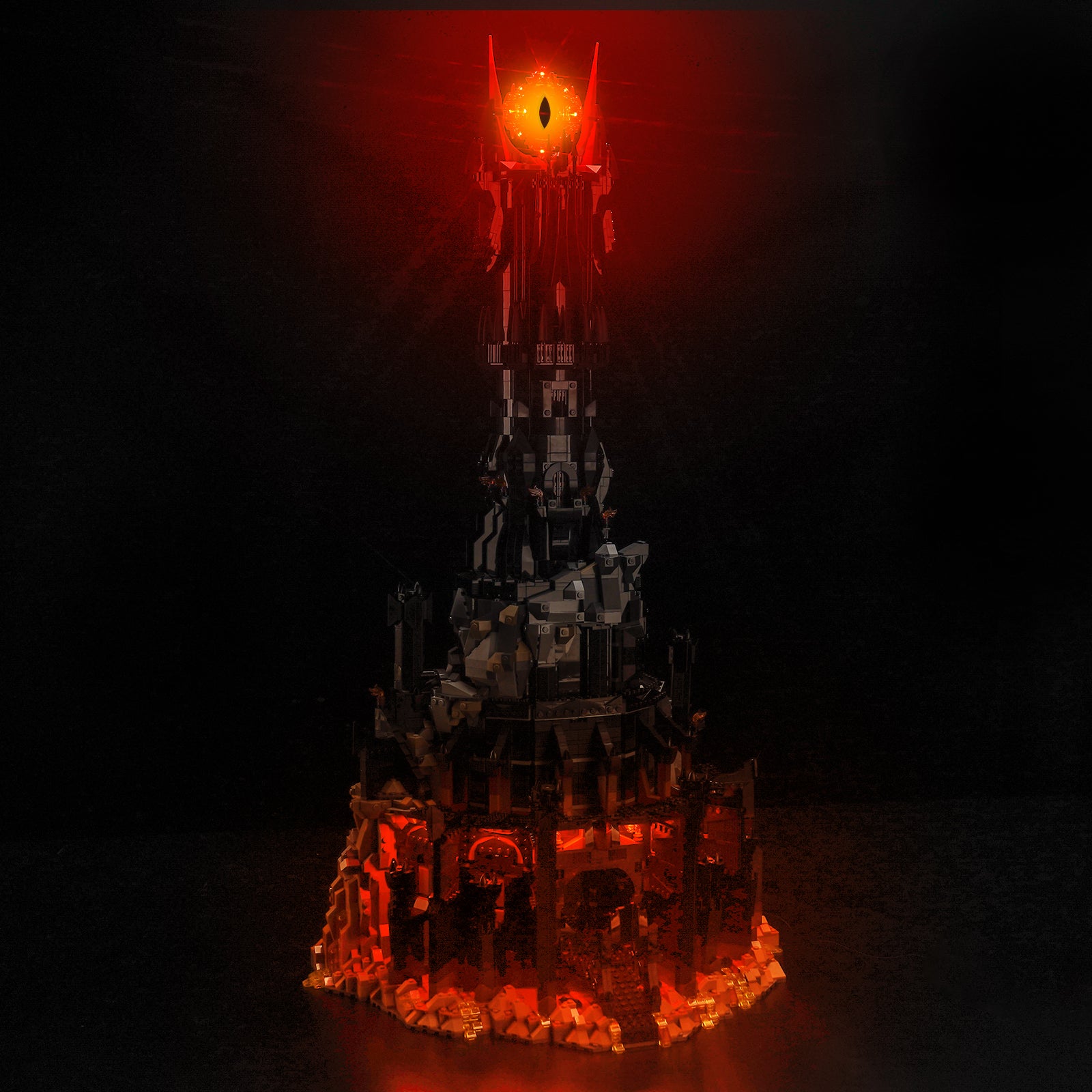 BrickBling Light Kit for LEGO Icons The Lord of the Rings: Barad-dûr 10333 Classic Version