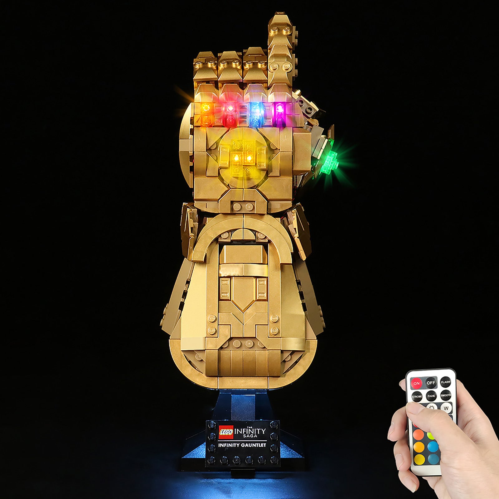BrickBling Lichtset für LEGO Marvel Infinity Gauntlet 76191