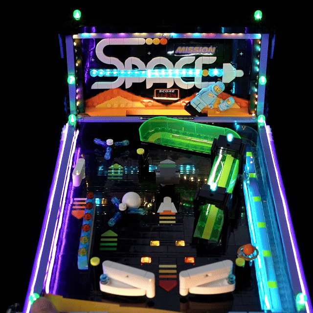 BrickBling Light Kit for LEGO Icons Arcade Pinball Machine 11374