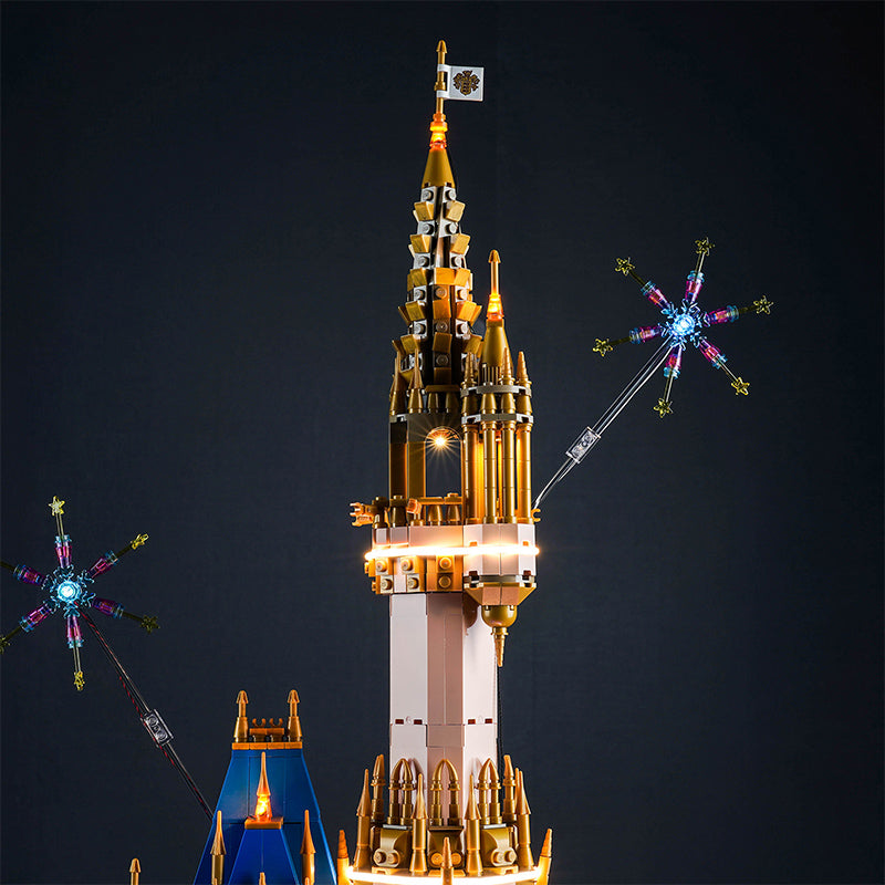 BrickBling Lichtset für LEGO Disney Castle 43222
