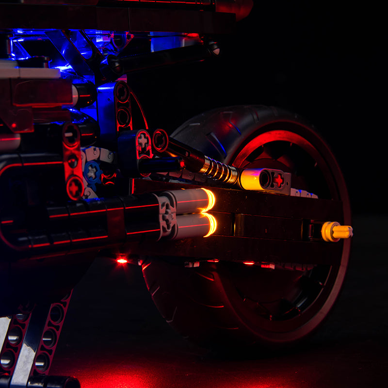 BrickBling Light Kit for LEGO Technic The Batman Batcycle 42155