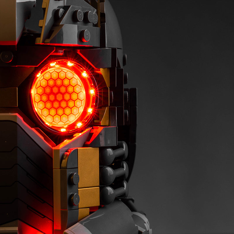 Kit d'éclairage BrickBling pour le casque de LEGO Star-Lord 76251