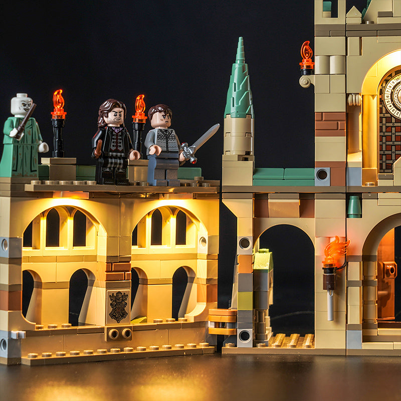 Kit d'éclairage BrickBling pour LEGO La Bataille de Poudlard™ 76415