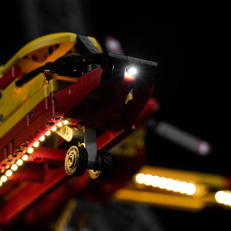 Kit d'éclairage BrickBling pour avion de pompier LEGO Technic 42152