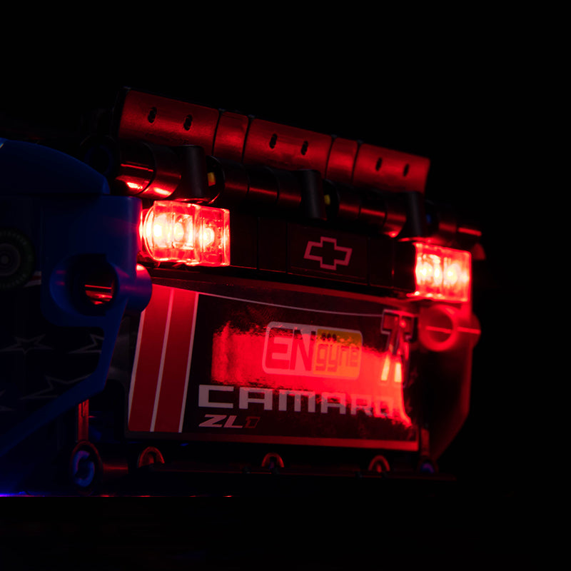 BrickBling Lichtset für LEGO Technic NASCAR Next Gen Chevrolet Camaro ZL1 42153