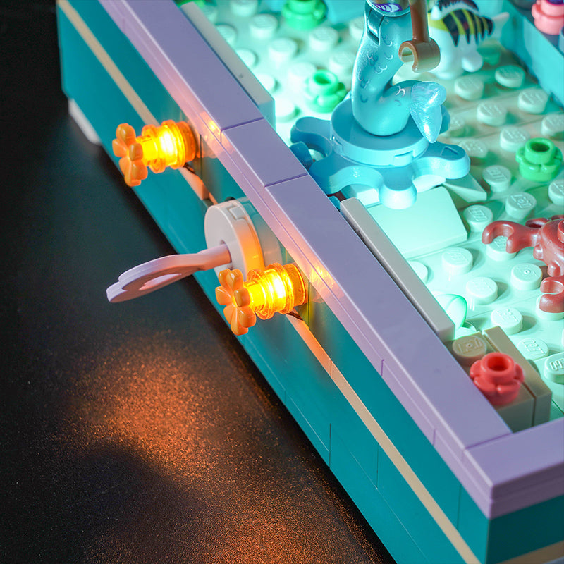 BrickBling Light Kit for LEGO Ariel’s Treasure Chest 43229