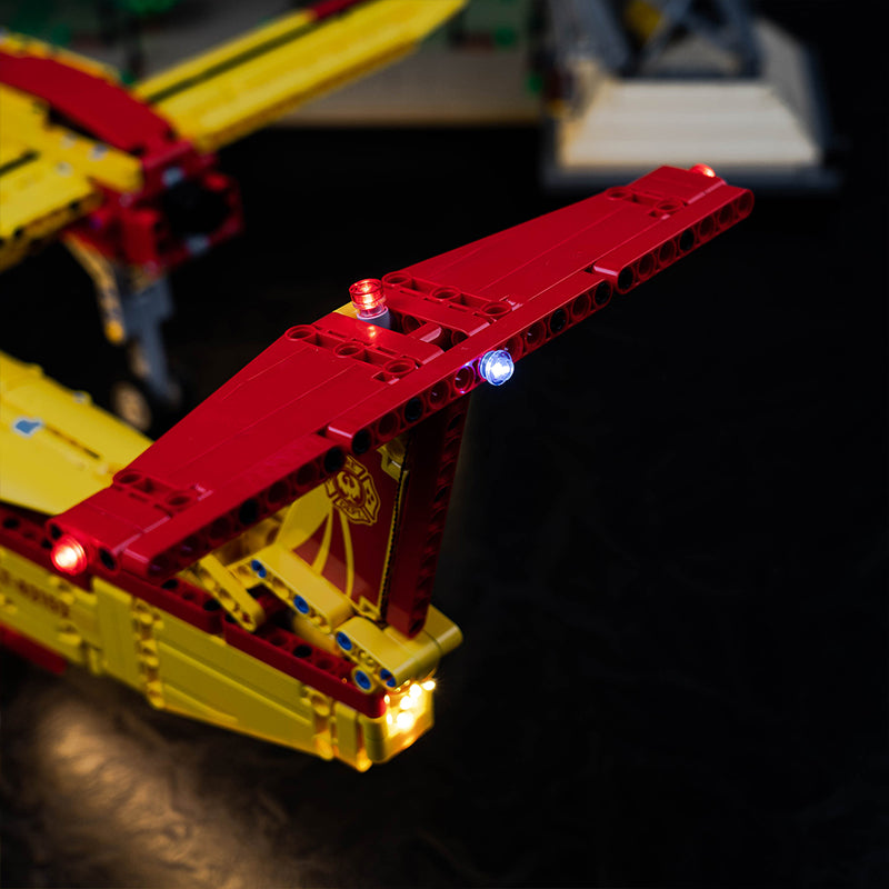 Kit d'éclairage BrickBling pour avion de pompier LEGO Technic 42152