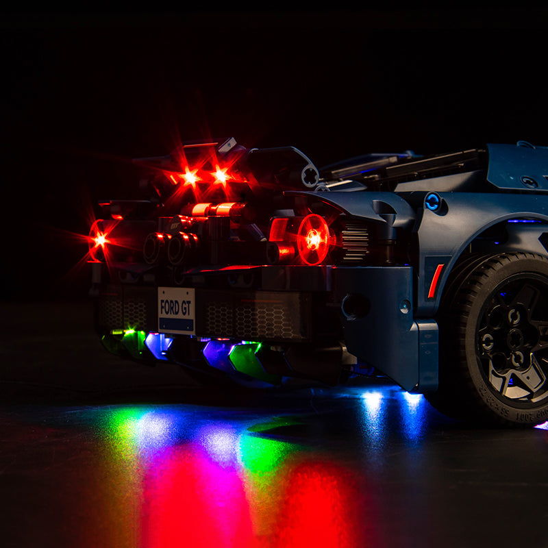 BrickBling Light Kit for LEGO Technic 2022 Ford GT 42154 Remote Control Version