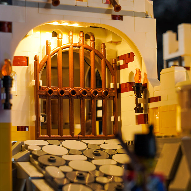 Kit d'éclairage BrickBling pour la forteresse LEGO Eldorado 10320