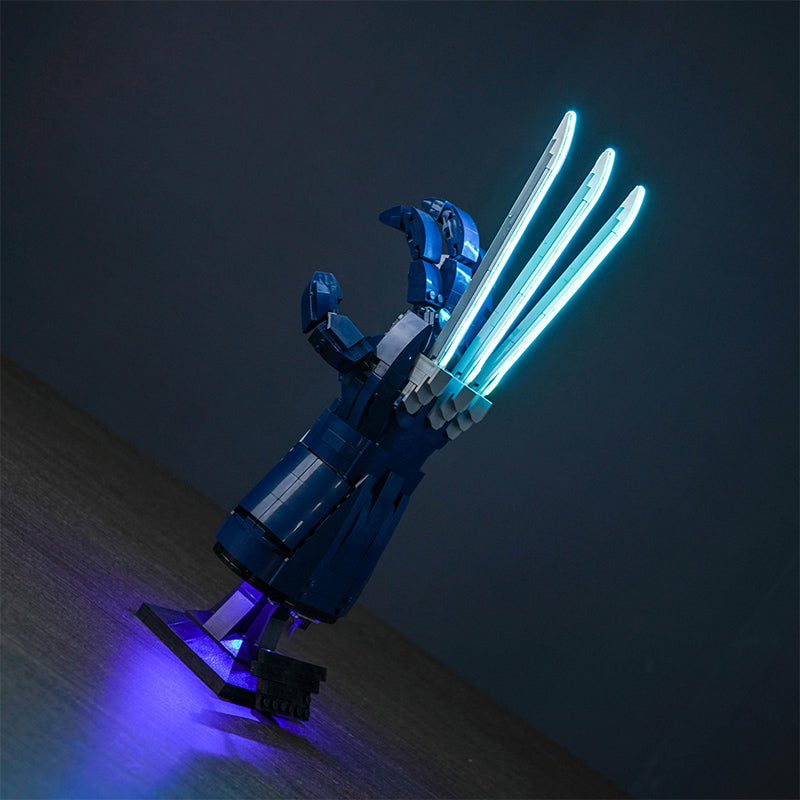 BrickBling Light Kit for LEGO Wolverine's Adamantium Claws 76250