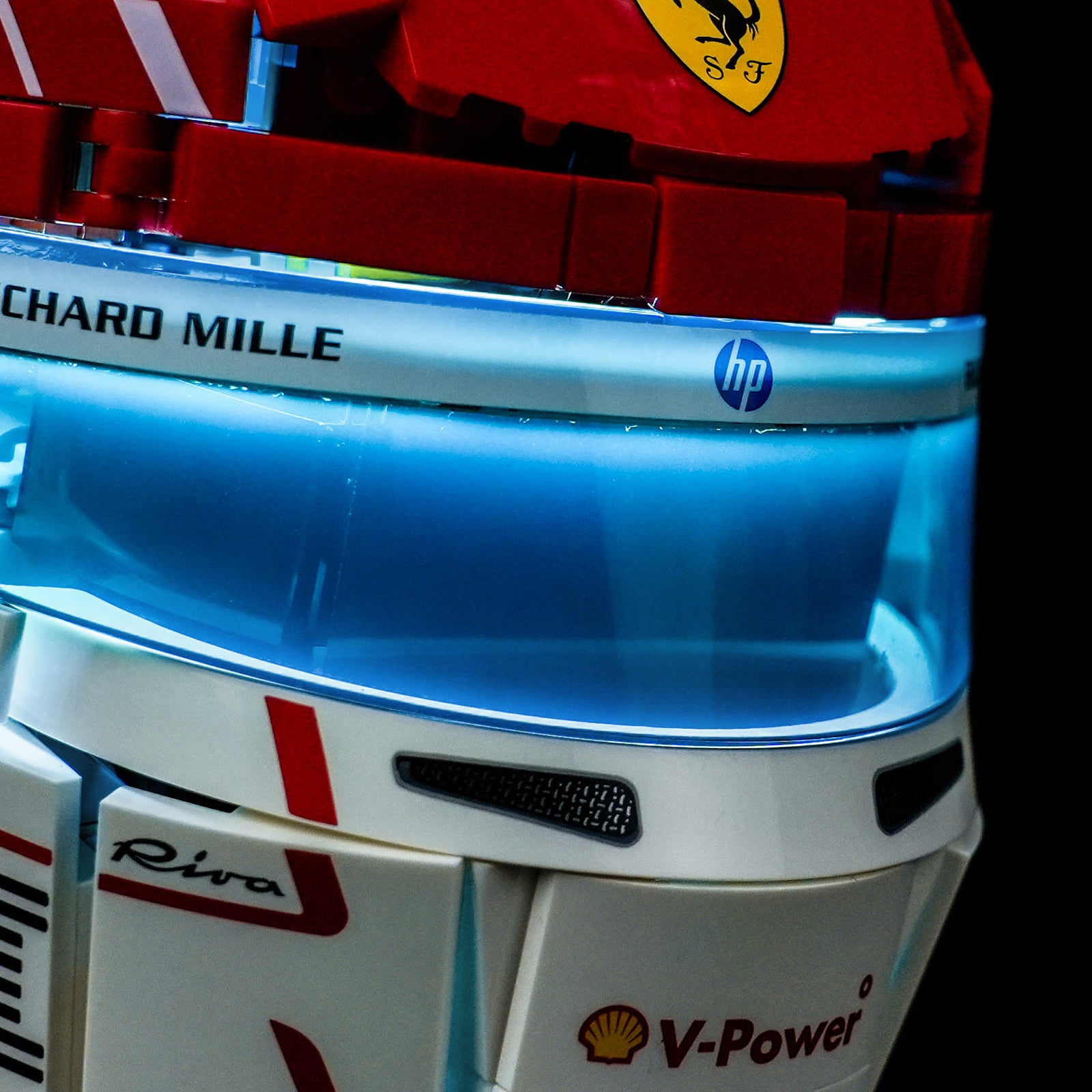 BrickBling Light Kit for LEGO Editions Scuderia Ferrari HP Charles Leclerc Helmet 43014