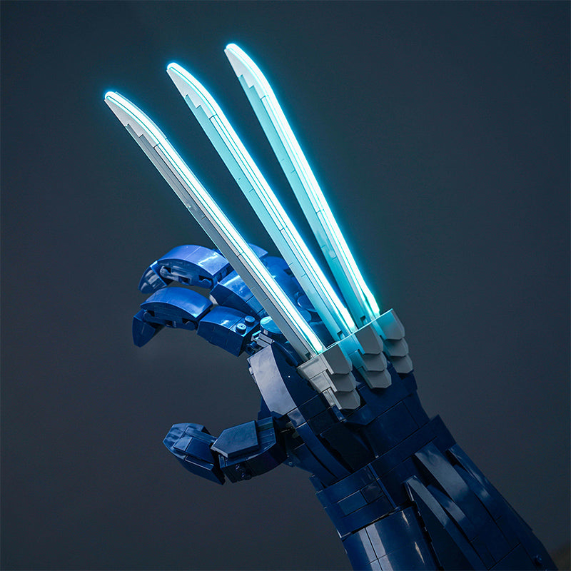 BrickBling Light Kit for LEGO Wolverine's Adamantium Claws 76250