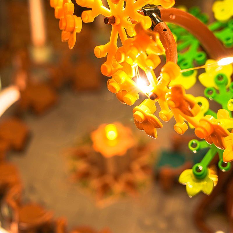 Kit d'éclairage BrickBling pour LEGO Le Seigneur des Anneaux : Rivendell 10316 Couleur chaude