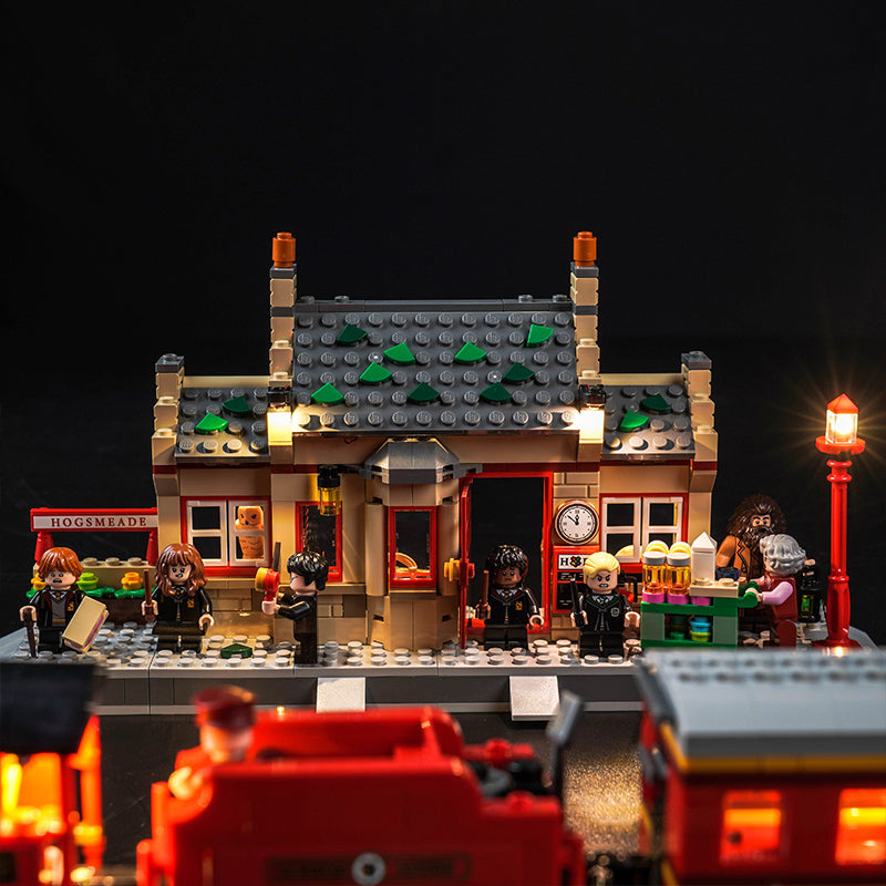 BrickBling Lichtset für LEGO Hogwarts Express™ Zugset mit Hogsmeade Station™ 76423