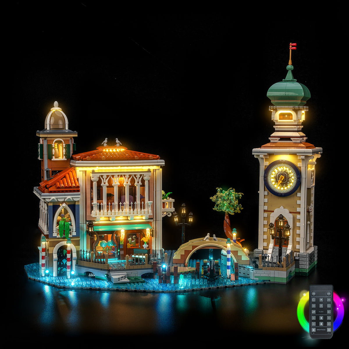 BrickBling Light Kit for LEGO Icons Venetian Neighborhood 11388