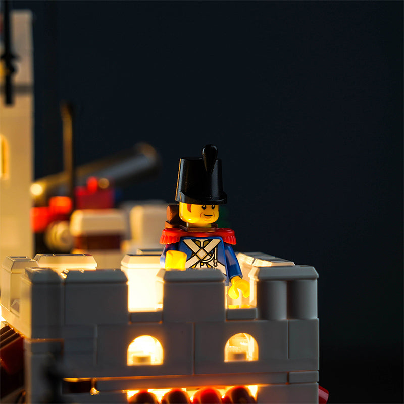 Kit d'éclairage BrickBling pour la forteresse LEGO Eldorado 10320
