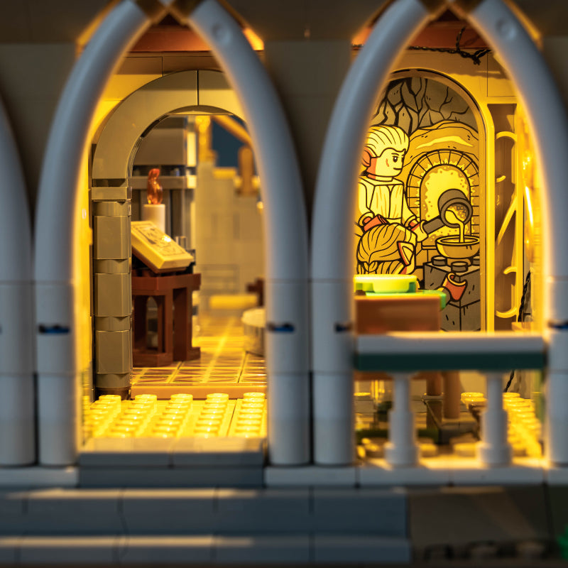 BrickBling Lichtset für LEGO Der Herr der Ringe: Bruchtal 10316
