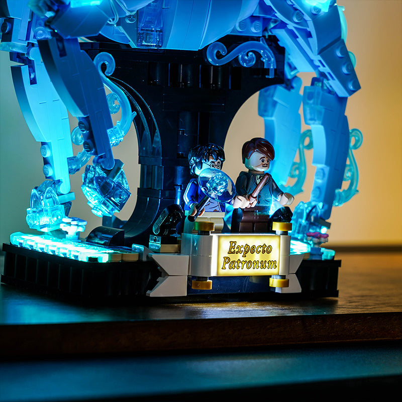 Kit d'éclairage BrickBling pour LEGO Expecto Patronum 76414 version télécommandée