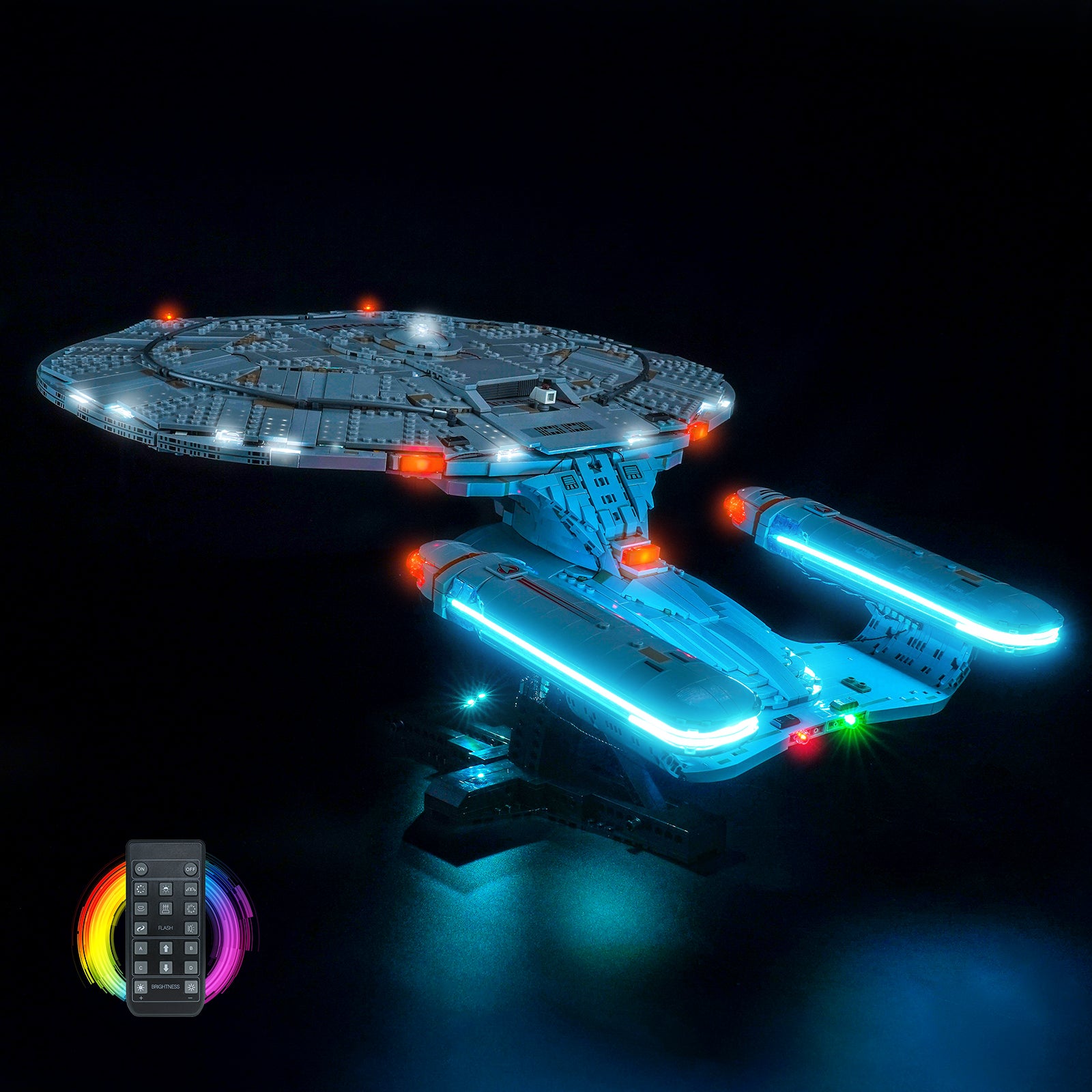 BrickBling Light Kit for LEGO Icons Star Trek: U.S.S. Enterprise NCC-1701-D™ 10356 Version 2