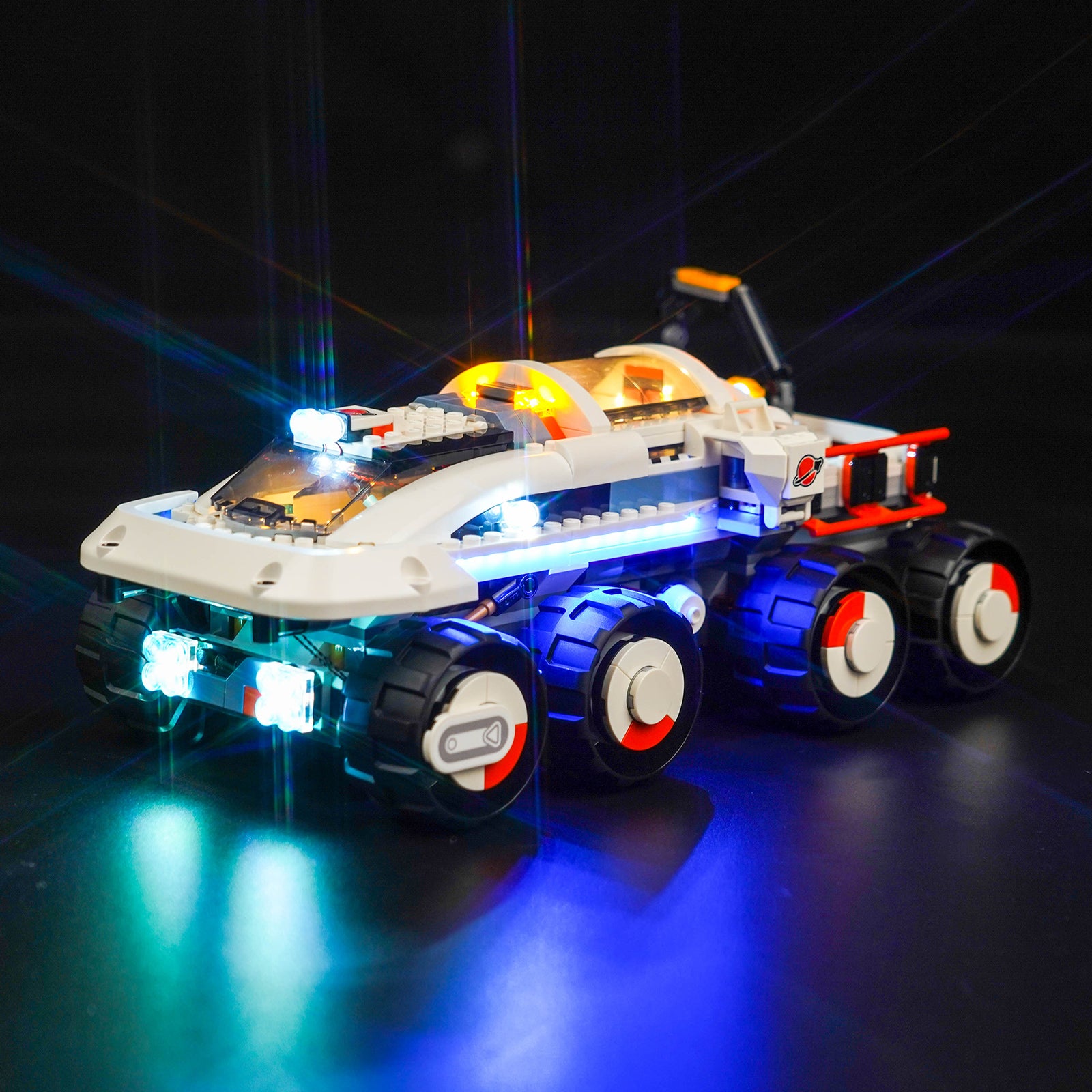 BrickBling Light Kit for LEGO City Command Rover and Crane Loader 60432