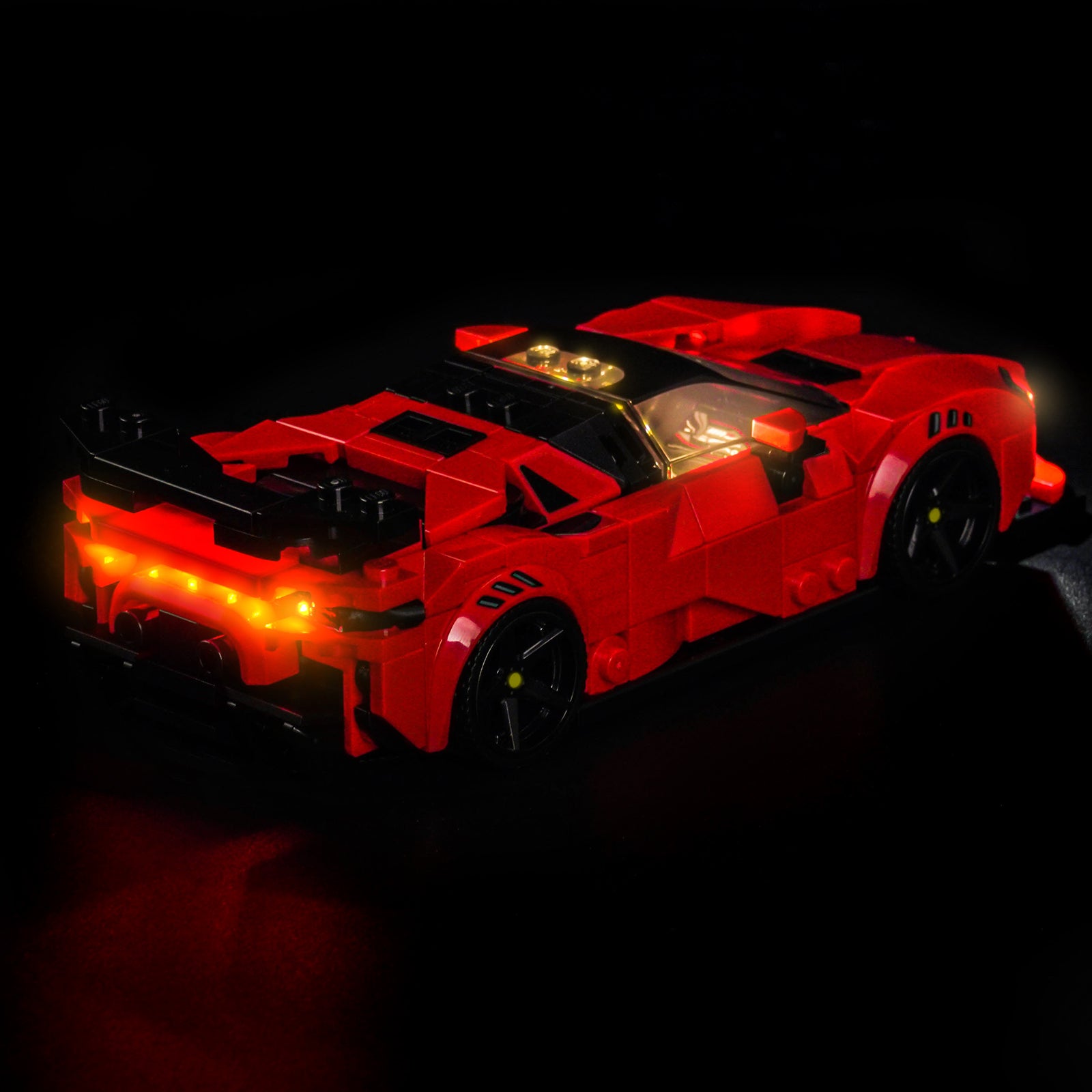 Kit d'éclairage BrickBling pour la voiture de sport LEGO Speed Champions Ferrari SF90 XX Stradale 77254