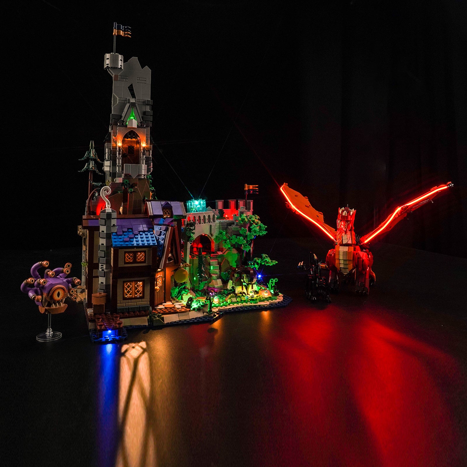 BrickBling Light Kit for LEGO Dungeons & Dragons: Red Dragon's Tale 21348