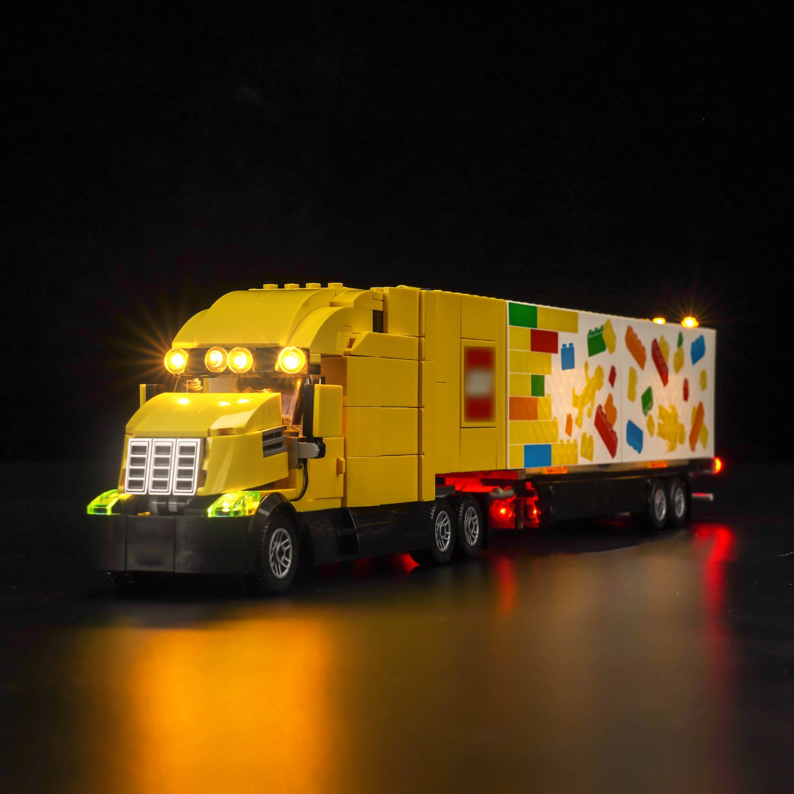 BrickBling Light Kit for LEGO City Yellow Delivery Truck 60440