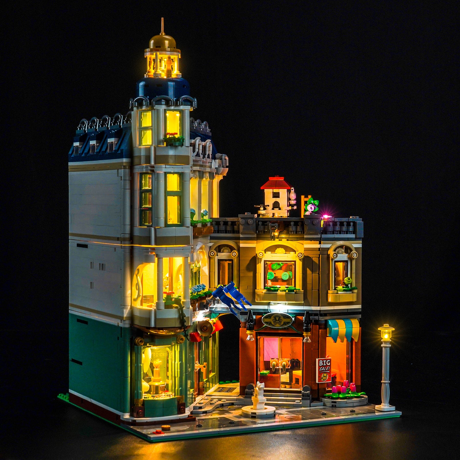 BrickBling Light Kit for LEGO Icons Shopping Street 11371