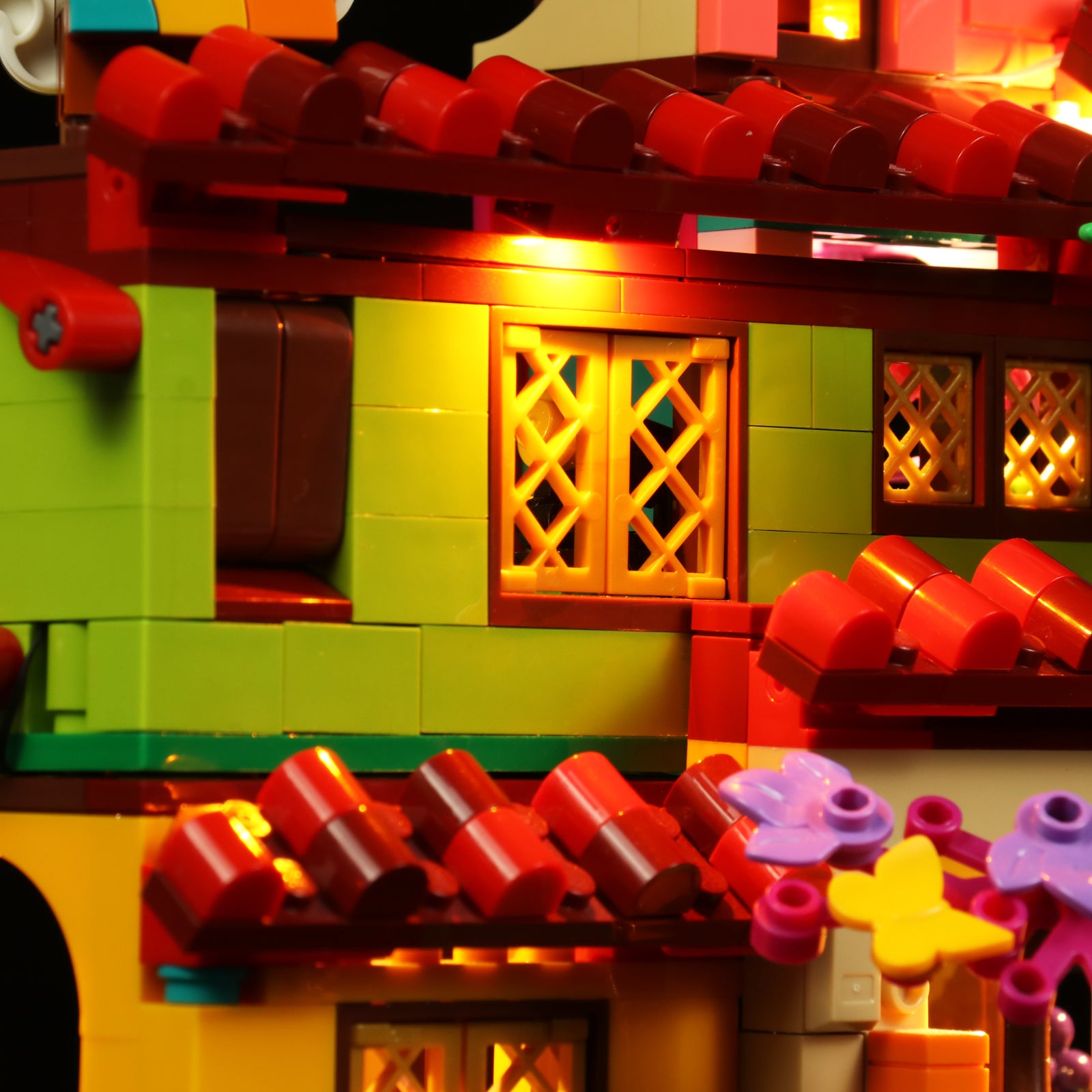 Details Display of BrickBling Light Kit for LEGO Disney The Madrigal House 43202 Upgraded Version