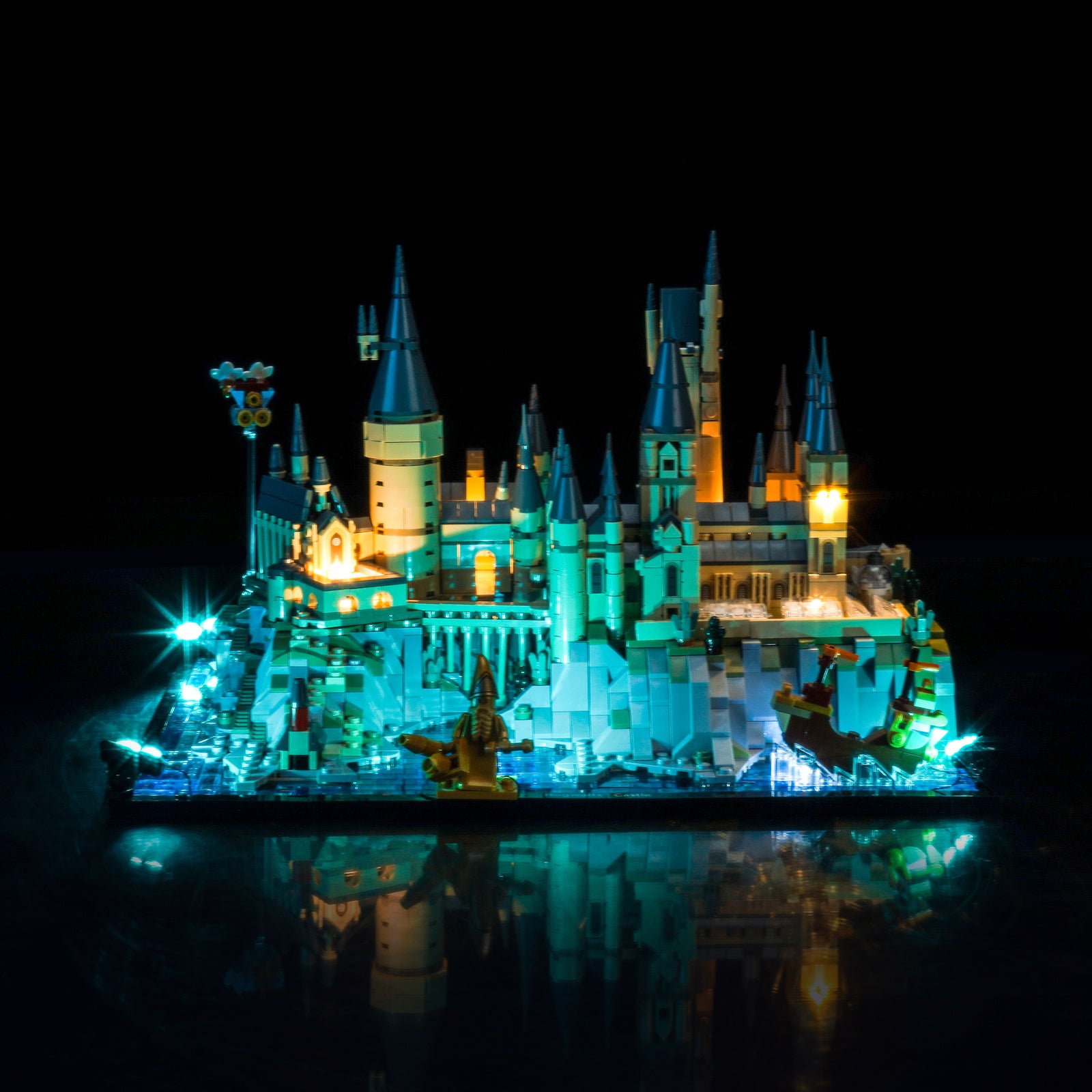 BrickBling Lichtset für LEGO Harry Potter Hogwarts™ Schloss und Gelände 76419, neue Version