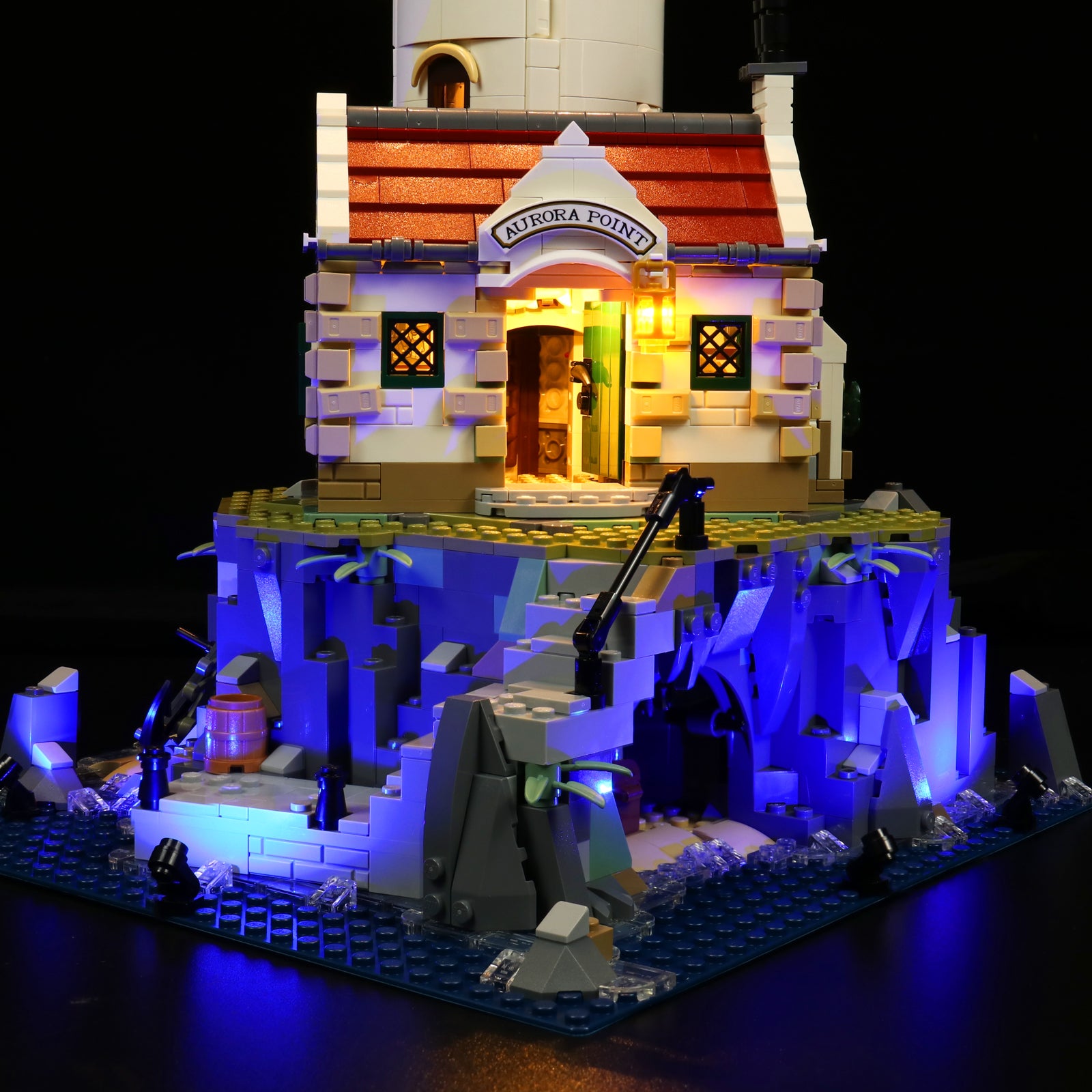 Kit d'éclairage BrickBling pour phare motorisé LEGO 21335