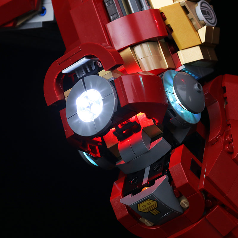BrickBling Lichtset für LEGO Marvel Hulkbuster 76210