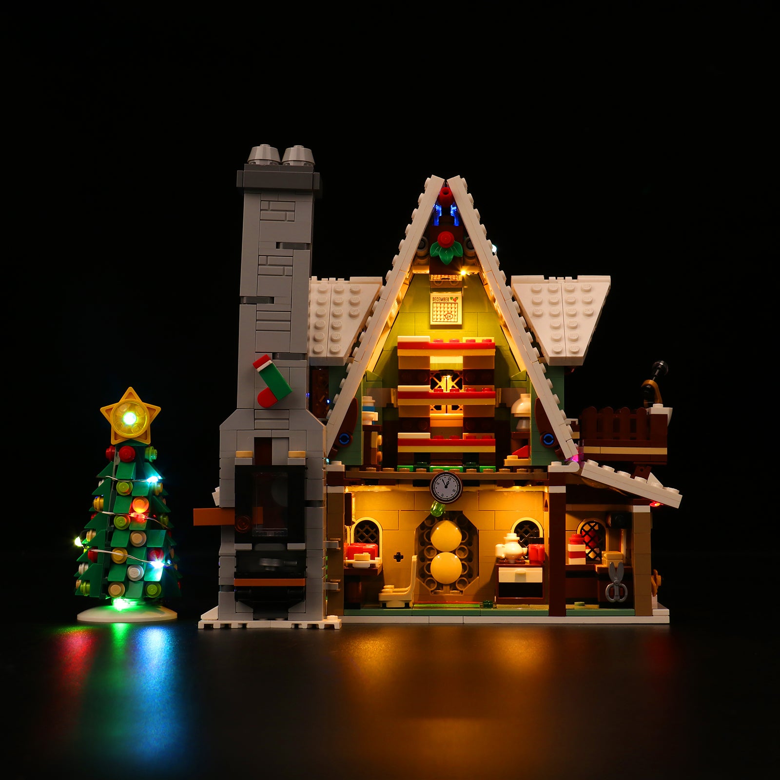 BrickBling Light Kit For LEGO Elf Club House 10275 Sound Version