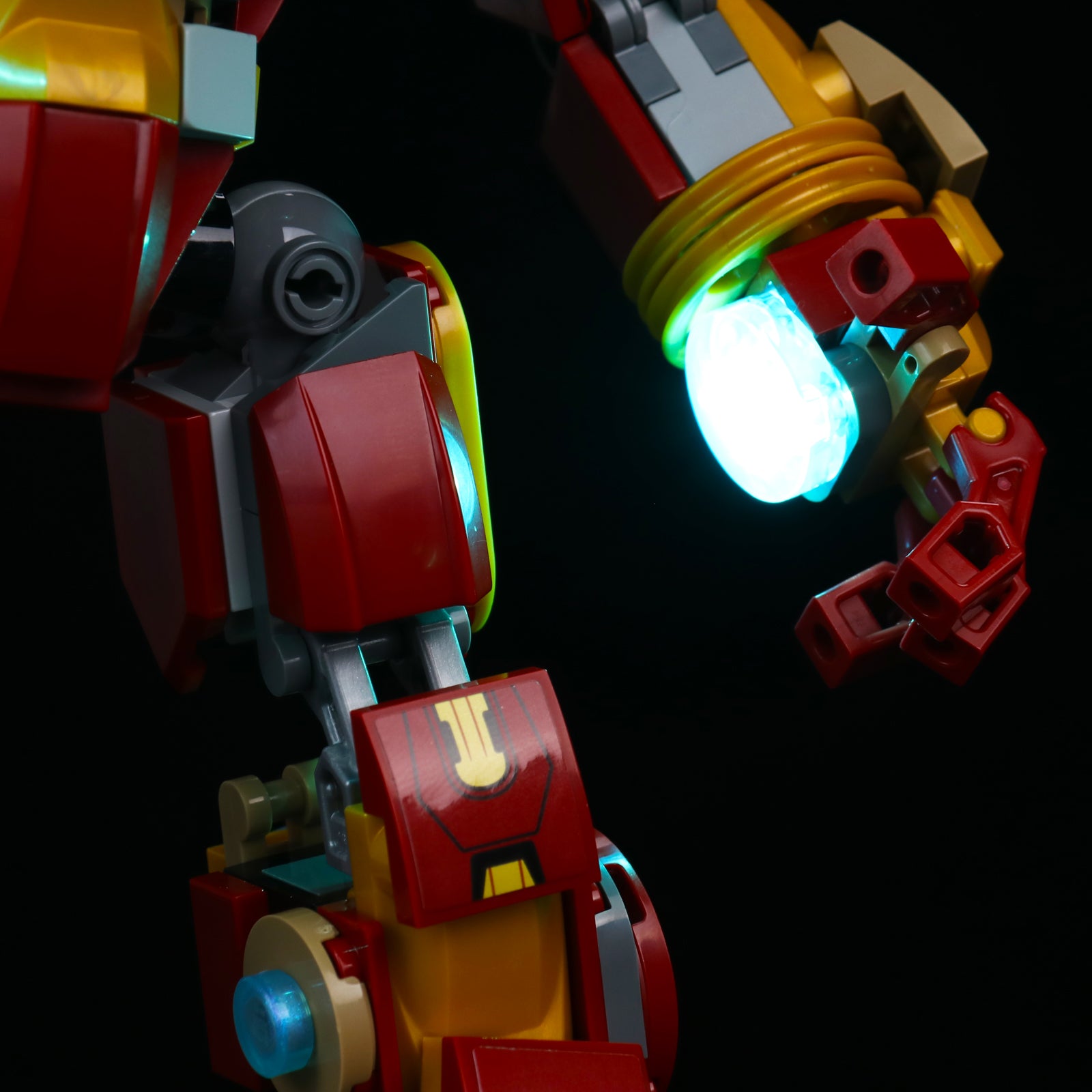BrickBling Light Kit for LEGO The Hulkbuster: The Battle of Wakanda 76247