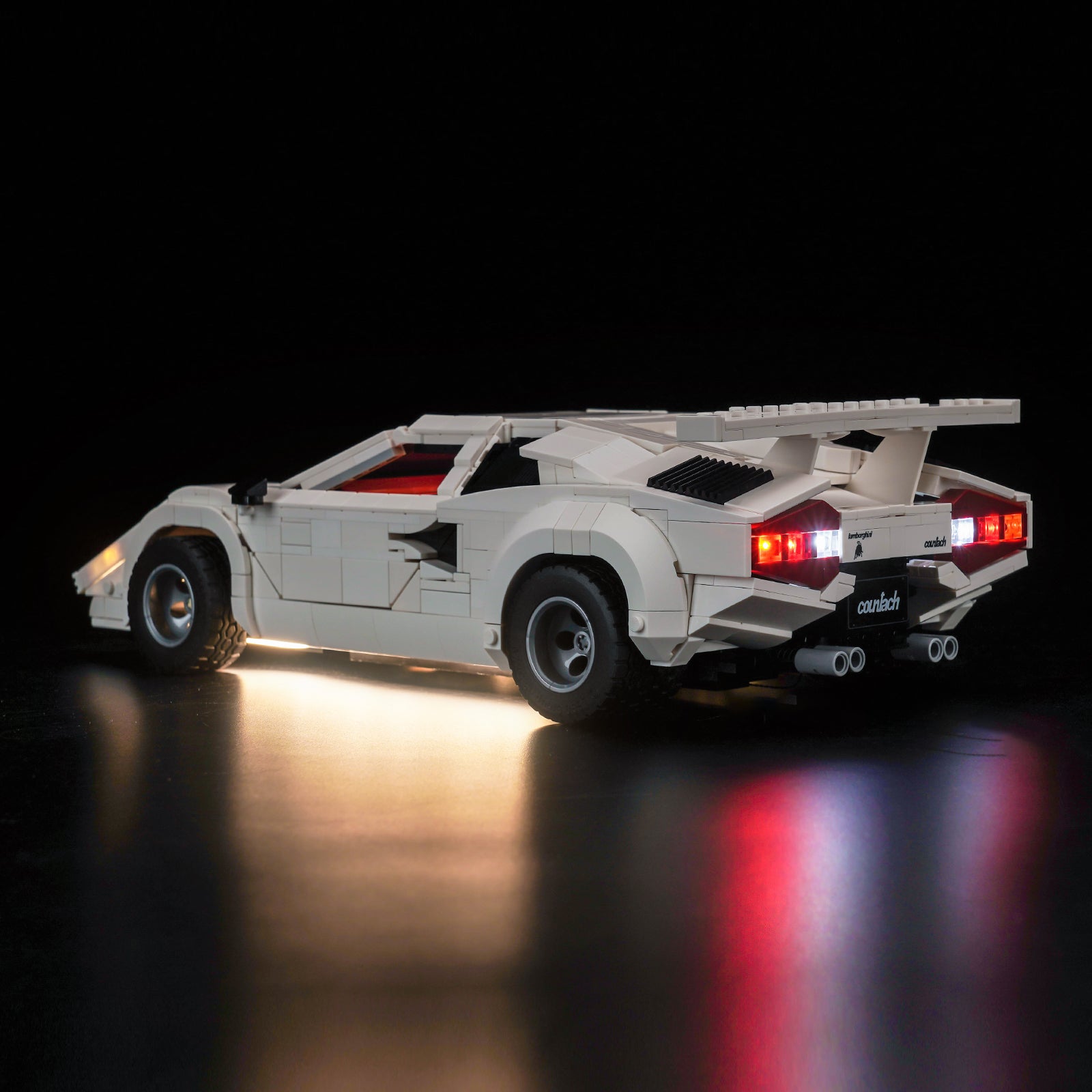 BrickBling Light Kit for LEGO Icons Lamborghini Countach 5000 Quattrovalvole 10337